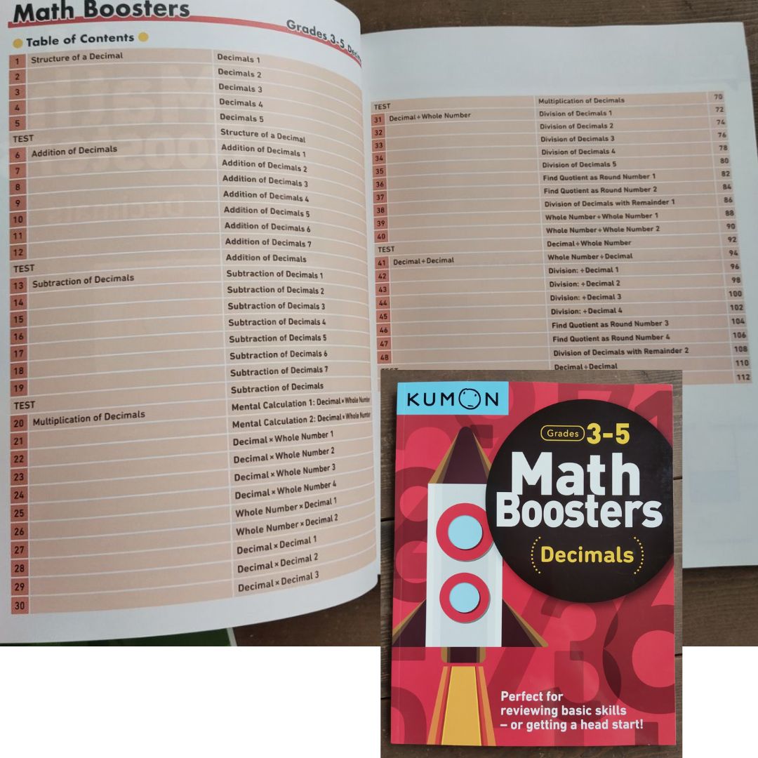 Kumon: Math Boosters (workbook) SINGLES