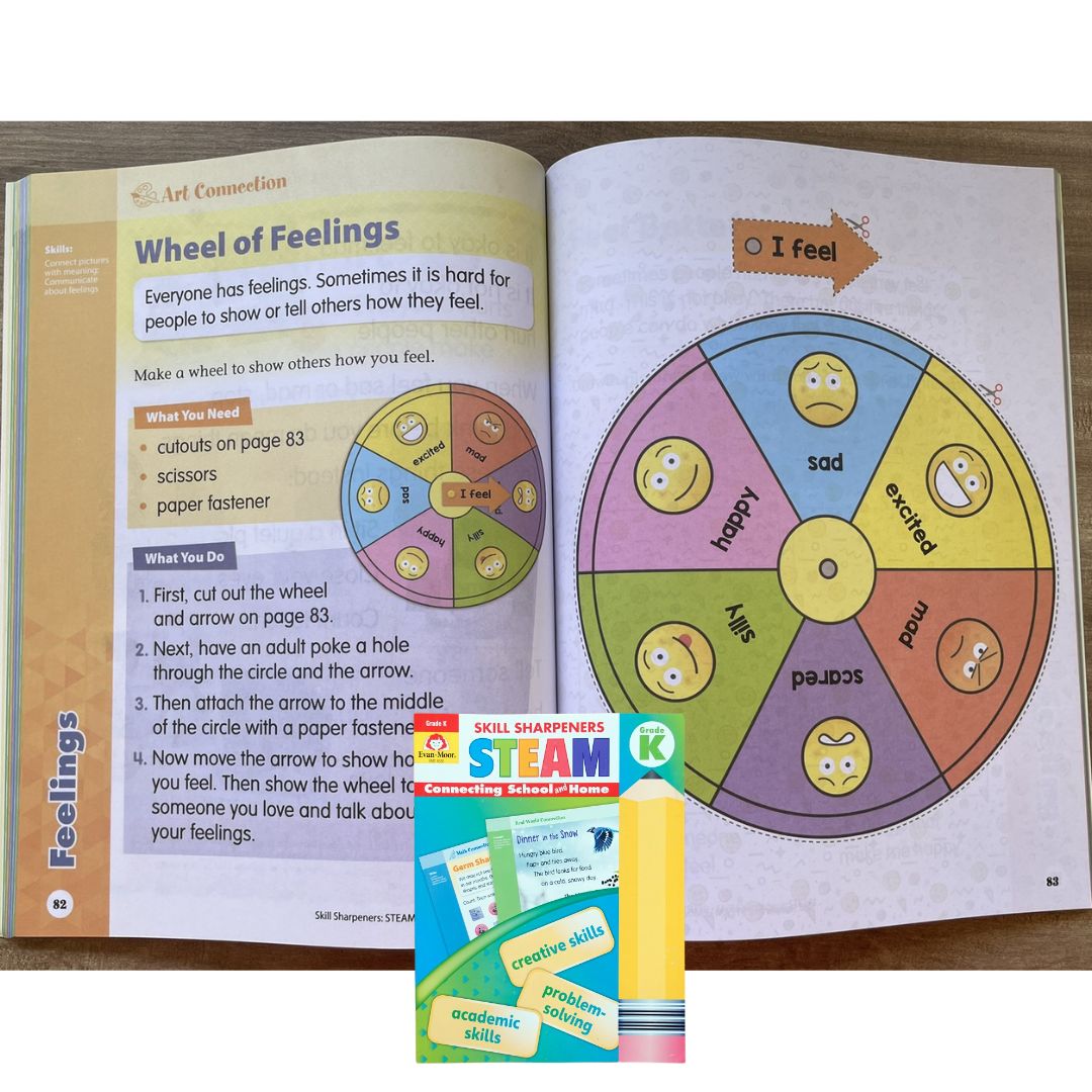 Evan Moor Skill Sharpener Workbook: STEAM (Kinder) brand new softcover