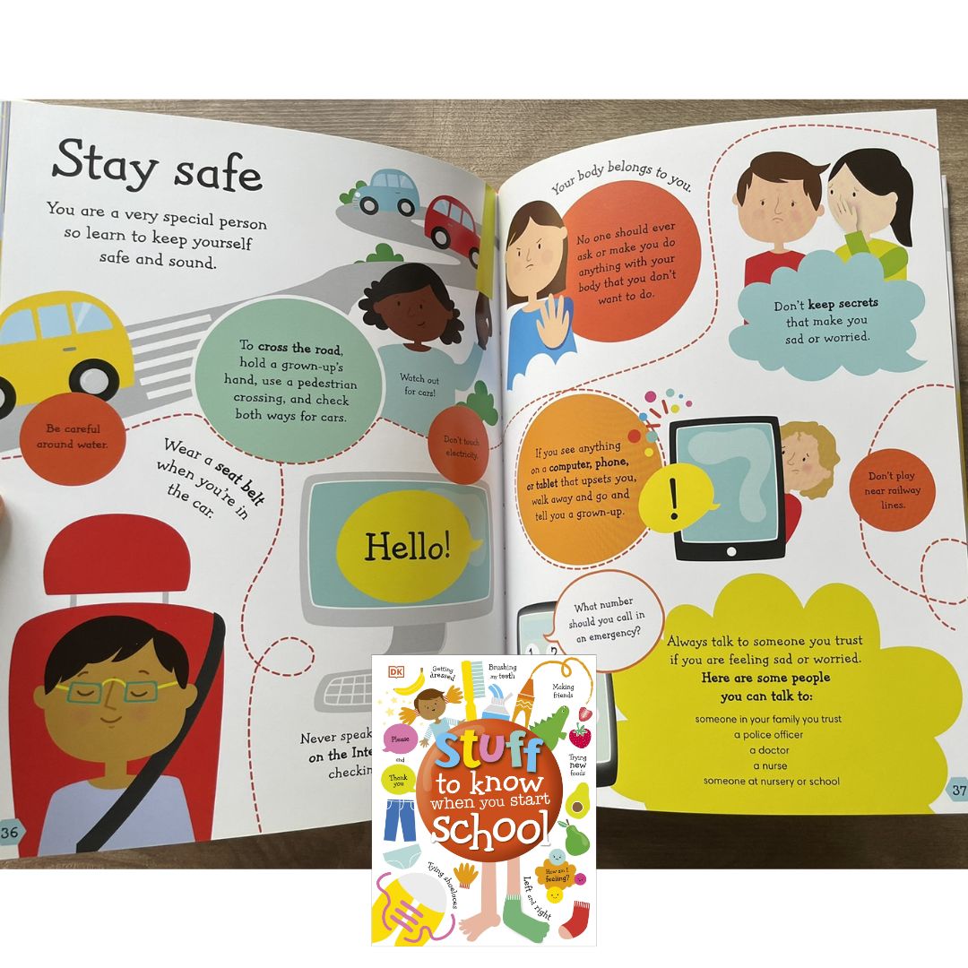 Stuff to Know When You Start School by DK (brand new Hardcover) with SLIGHT DENTS on book cover