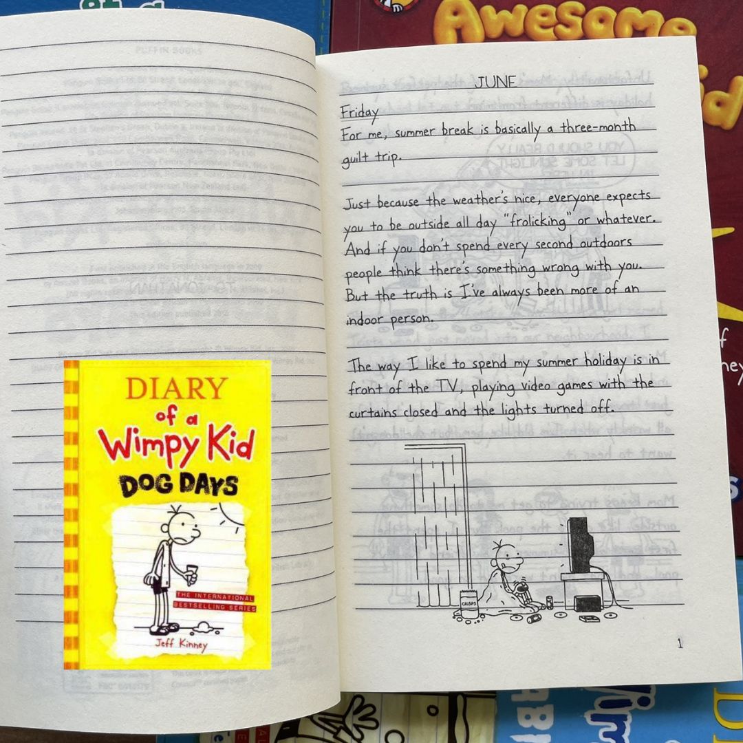 Wimpy Kid (set of 24 books) brand new softcover box set - BOX with SLIGHT DENTS, books no damage