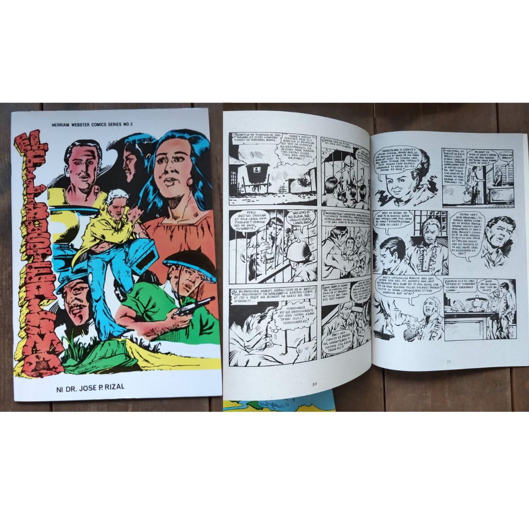 Tagalog Comics - Florante at Laura // Dr Jose Rizal // El Filibusterismo // Noli Me Tangere // ibong Adarna (newsprint)
