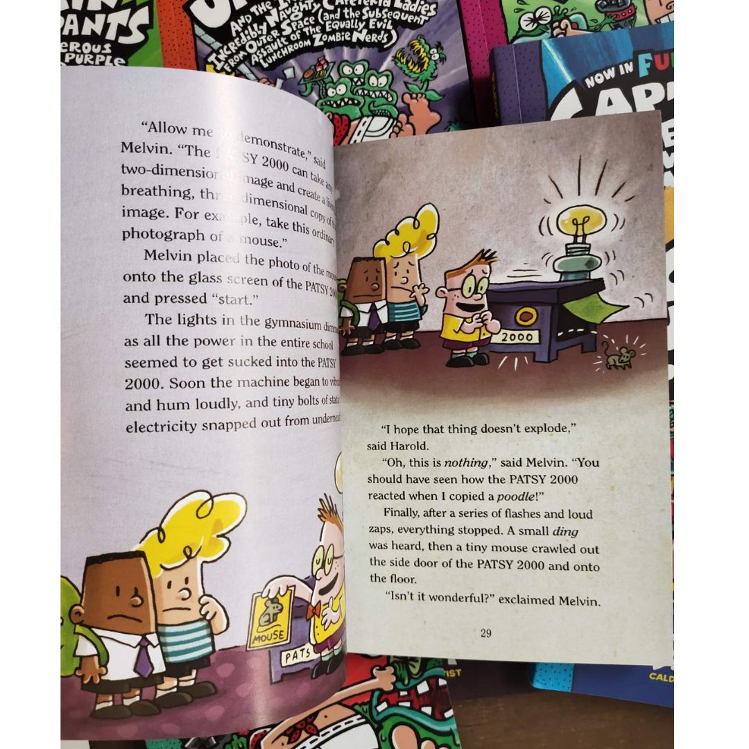 Captain Underpants COLORED (singles) brand new softcover