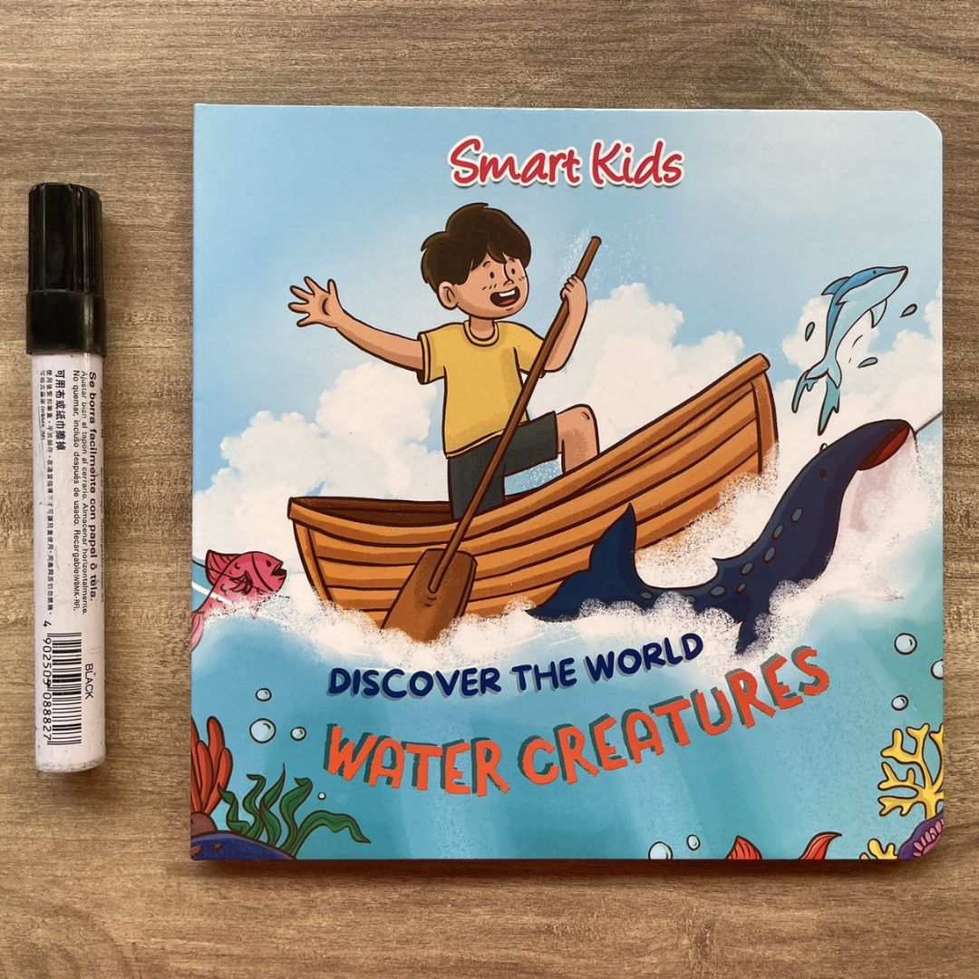 Smart Kids Discover the World SAVING THE EARTH / WATER CREATURES / SOURCES OF ENERGY / THE SEVEN CONTINENTS (Board Book / SINGLES)