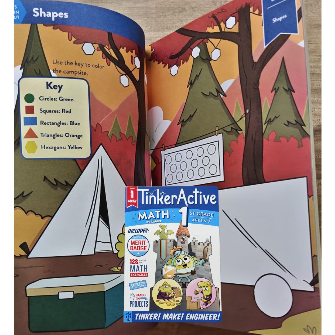 TinkerActive Workbooks: 1st Grade (MATH) softcover