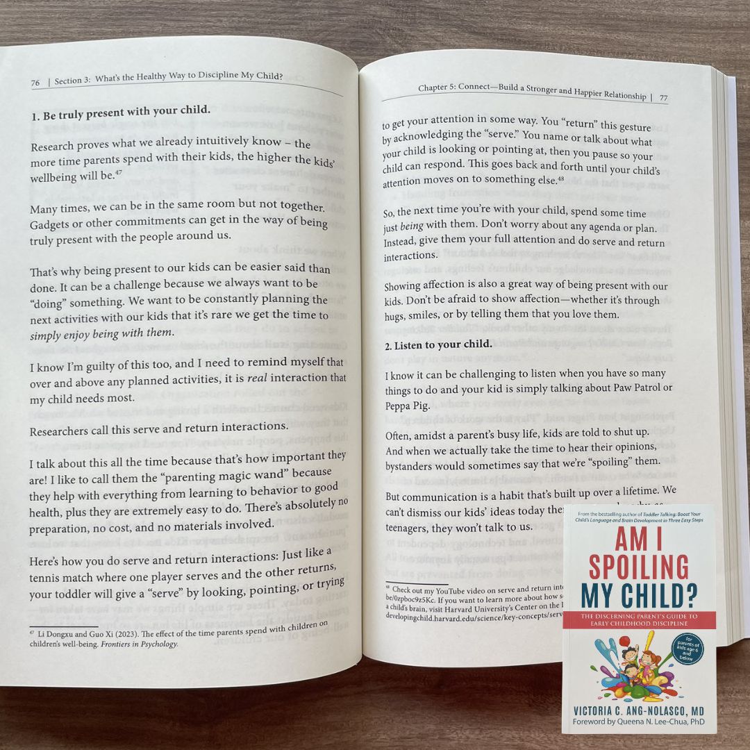 Am I Spoiling My Child? (brand new softcover) by Dr. Victoria Ang-Nolasco