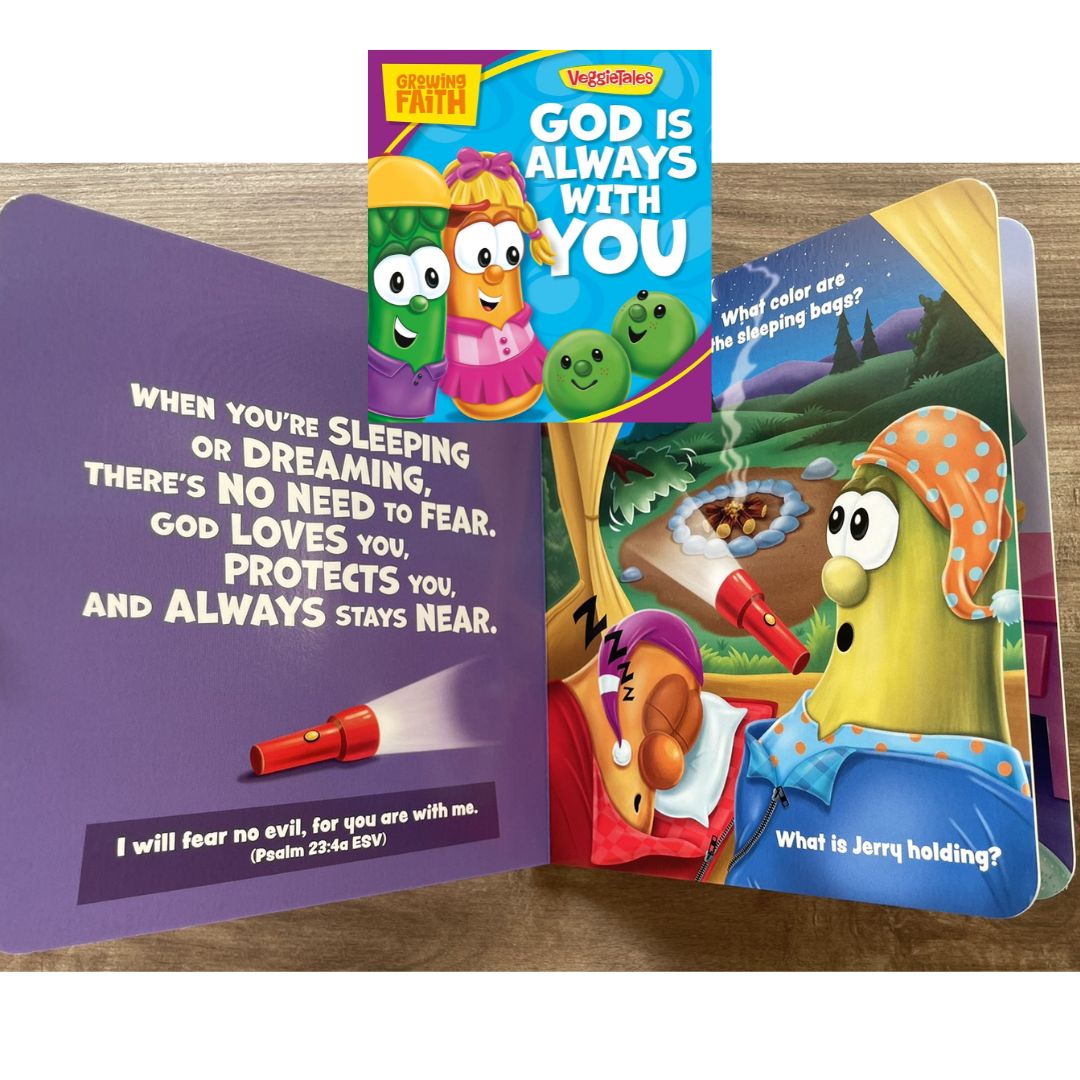 VeggieTales - Growing Faith: God Is Always with You / Silly Little Thing Called Love (SINGLES, brand new Board Book)