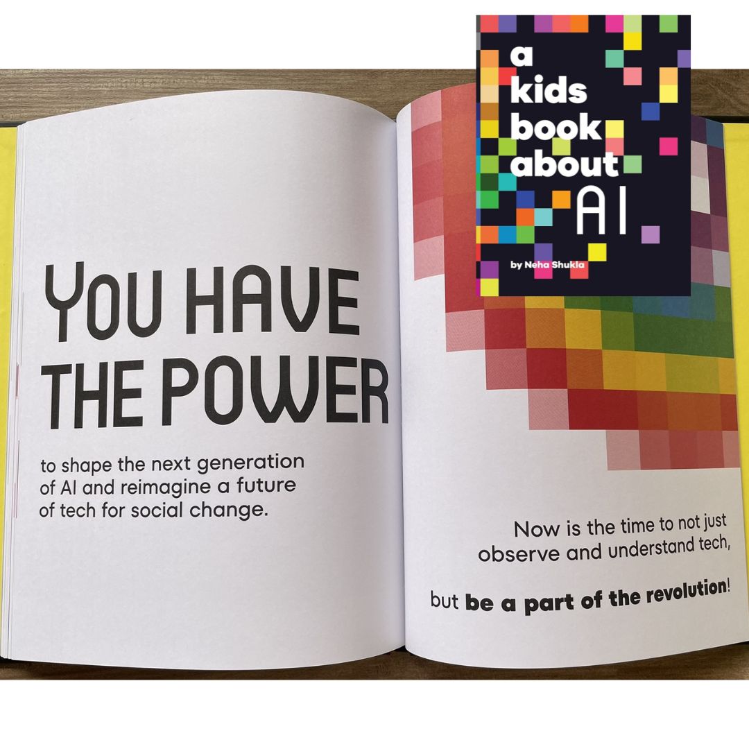A Kids Book About AI (Artificial Intelligence) brand new Hardcover, with SLIGHT DENTS on book cover