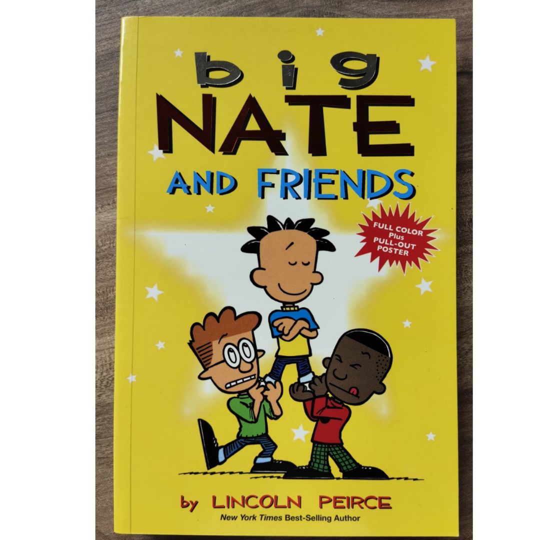 BIG NATE (COMICS - 12 books) brand new softcover, no box WITH poster