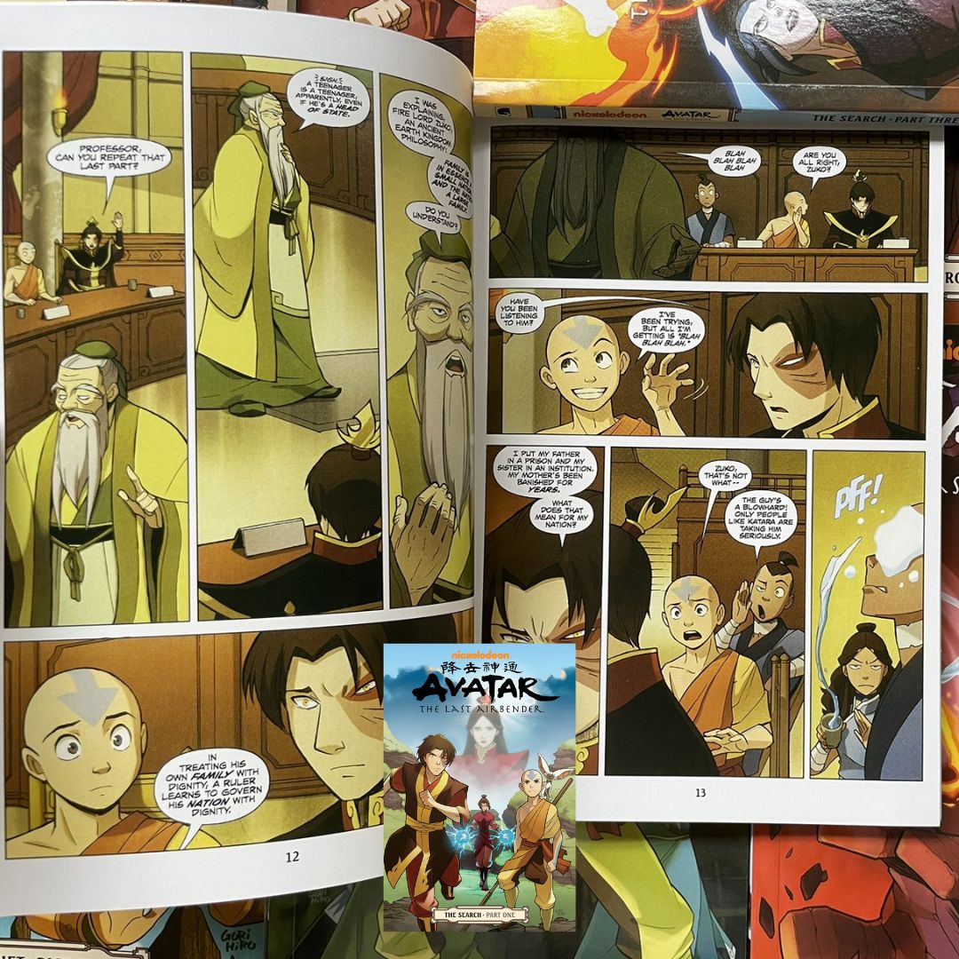 Avatar: The Last Airbender (SET 2) - The Promise / The Search / The Rift (9 books - NO BOX - softcover)