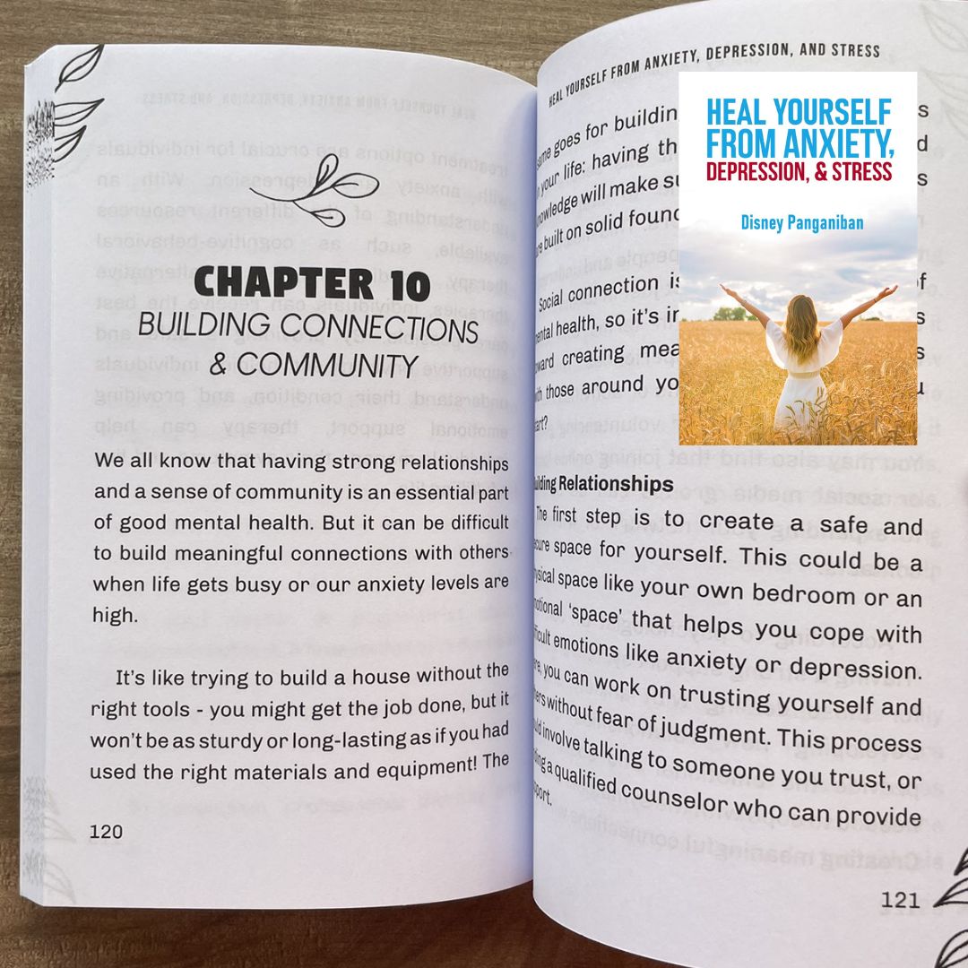 Heal Yourself From Anxiety, Depression and Stress (by Disney Panganiban) brand new softcover, devotional