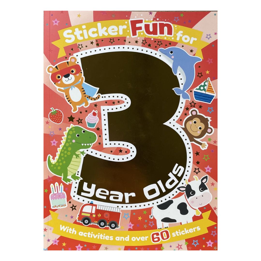 Sticker Fun for 2 to 5 Year Olds (SINGLES, brand new softcover, activity and stickers book)