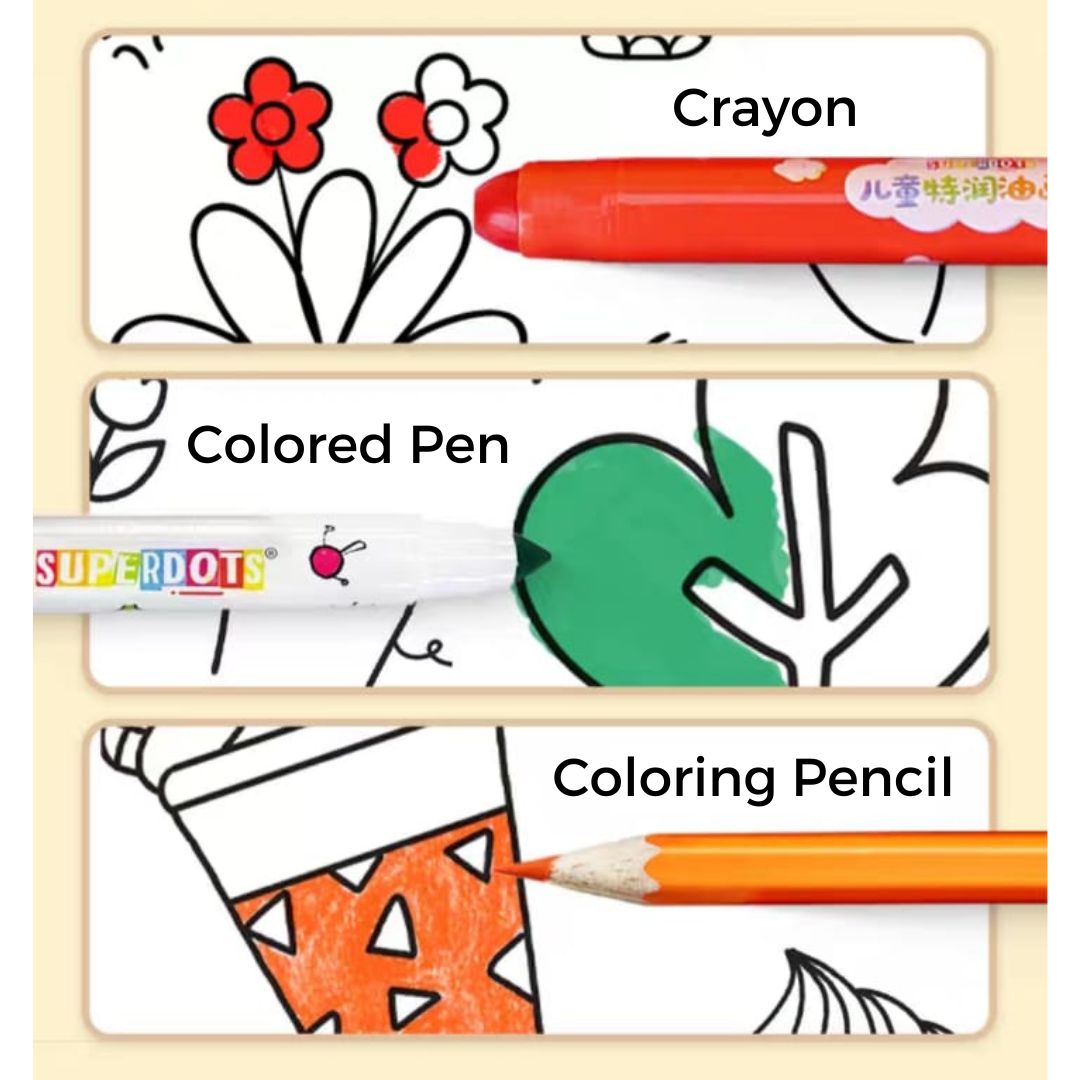Children's Graffiti Scroll (Coloring Wall Poster) - SINGLES, box only with dents