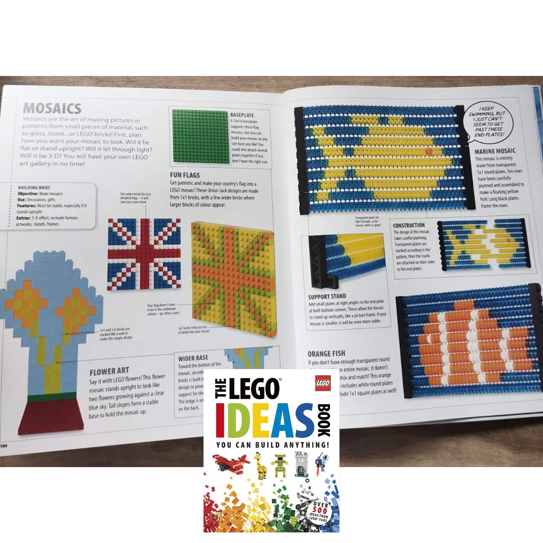 The LEGO Ideas Book (USED book, hardcover, with slight tears and dents on book cover)