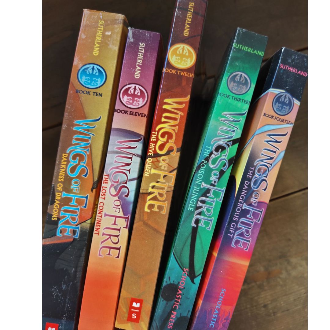 Wings of Fire Boxed Set (15 softcover books) Box with slight dents/folds