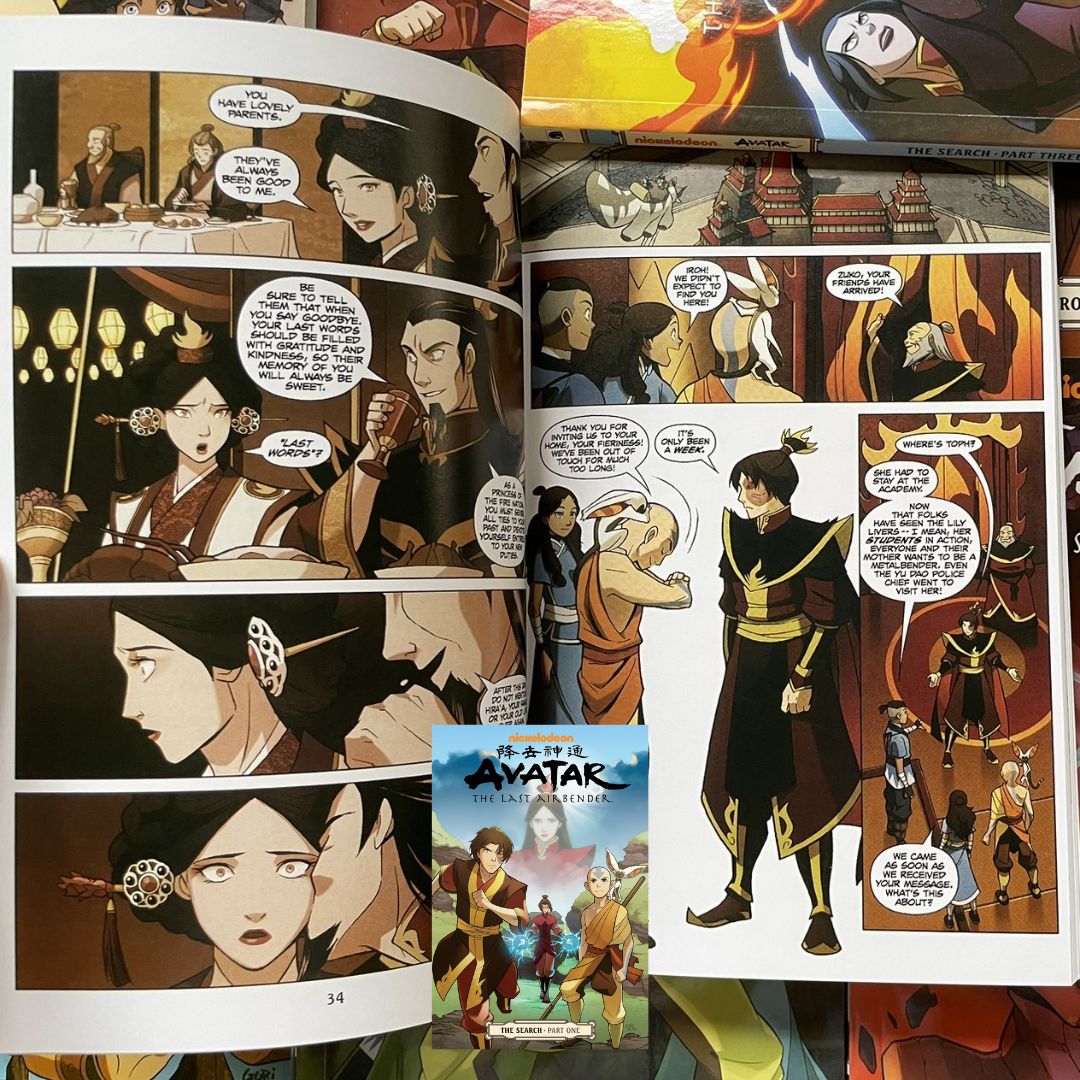 Avatar: The Last Airbender (SET 2) - The Promise / The Search / The Rift (9 books - NO BOX - softcover)