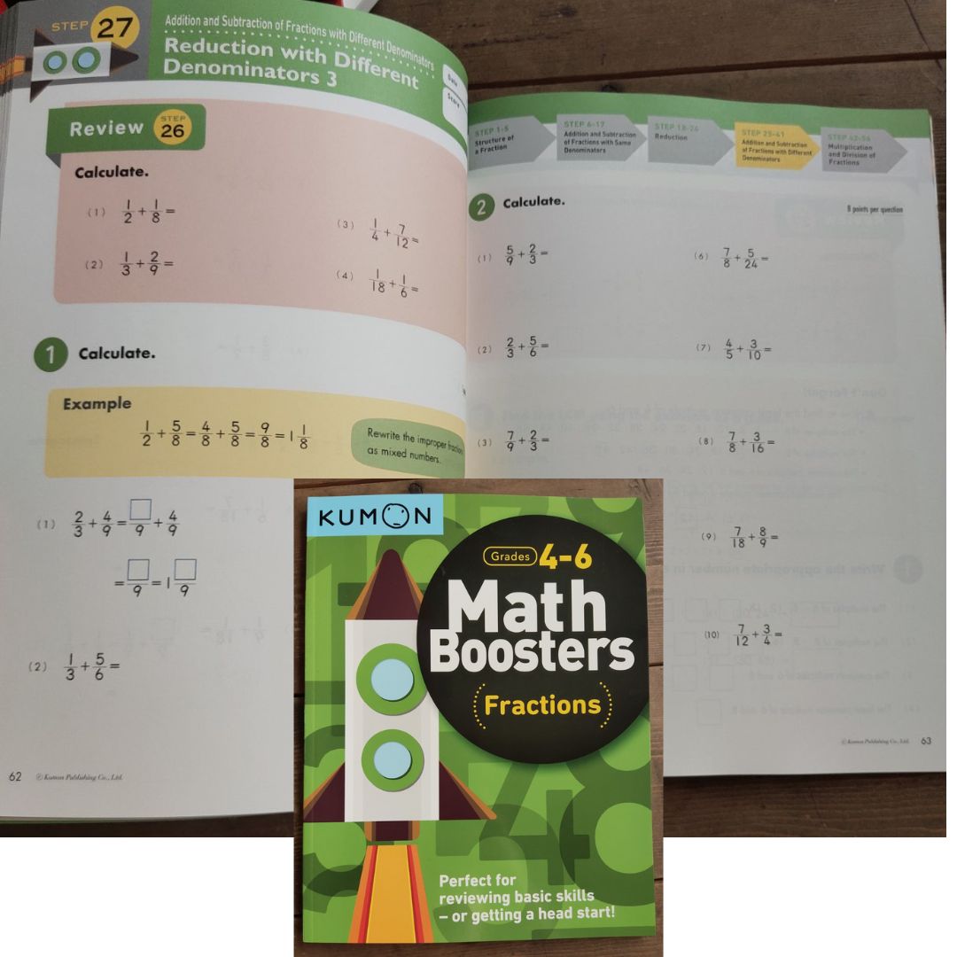 Kumon: Math Boosters (workbook) SINGLES
