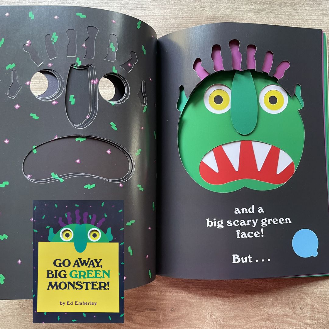 Go Away, Big Green Monster (softcover) brand new, with cut-outs