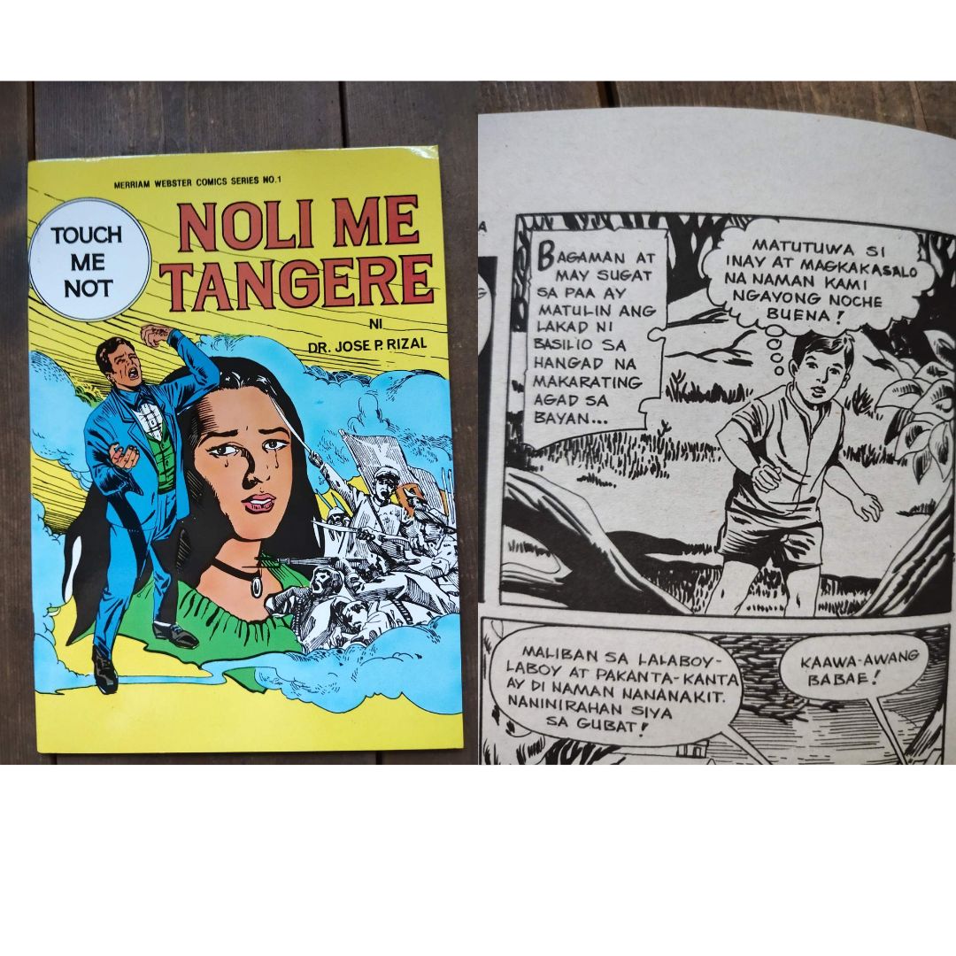 Tagalog Comics - Florante at Laura // Dr Jose Rizal // El Filibusterismo // Noli Me Tangere // ibong Adarna (newsprint)