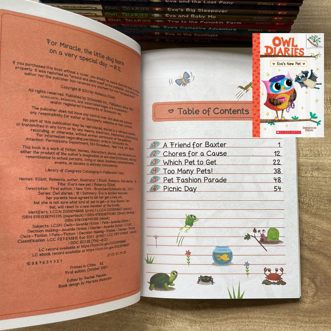 Owl Diaries #1-19 Collection (Pack of 19 books, brand new softcover, no box)