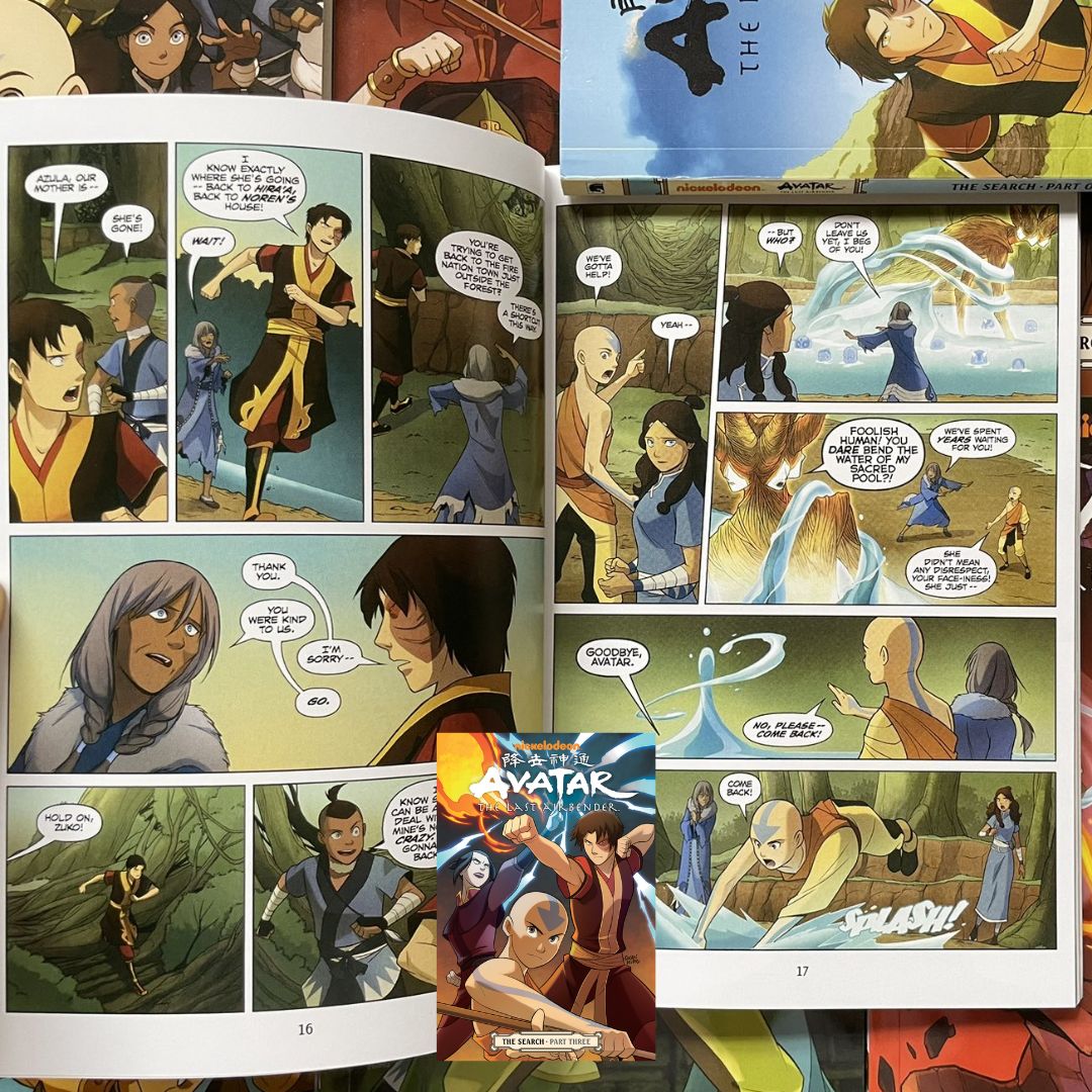 Avatar: The Last Airbender (SET 2) - The Promise / The Search / The Rift (9 books - NO BOX - softcover)