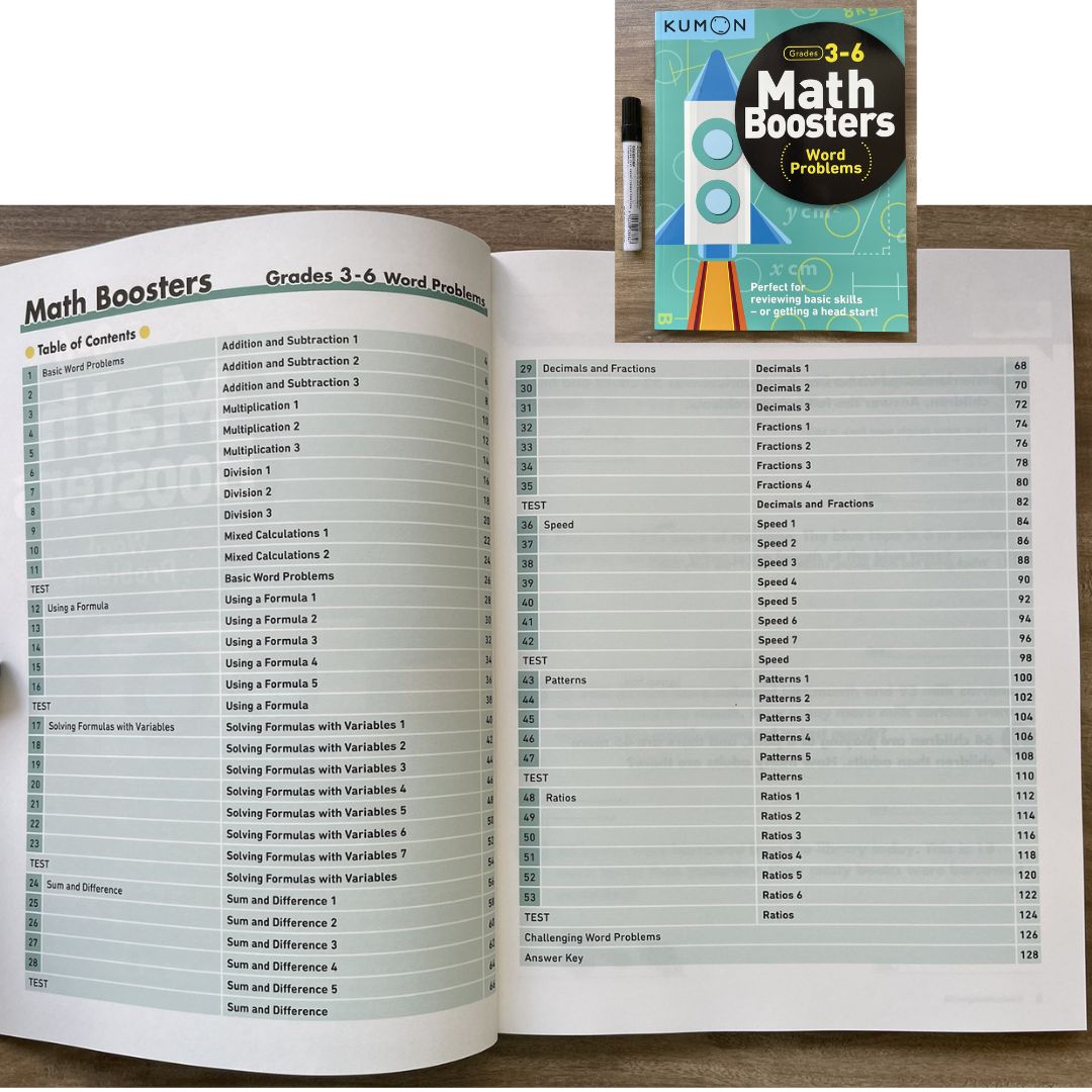 Kumon: Math Boosters (workbook) SINGLES