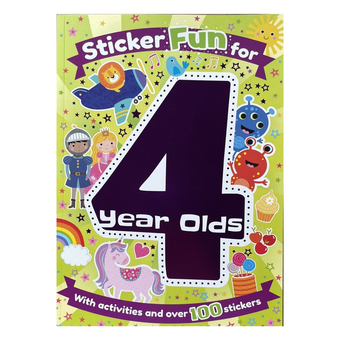 Sticker Fun for 2 to 5 Year Olds (SINGLES, brand new softcover, activity and stickers book)