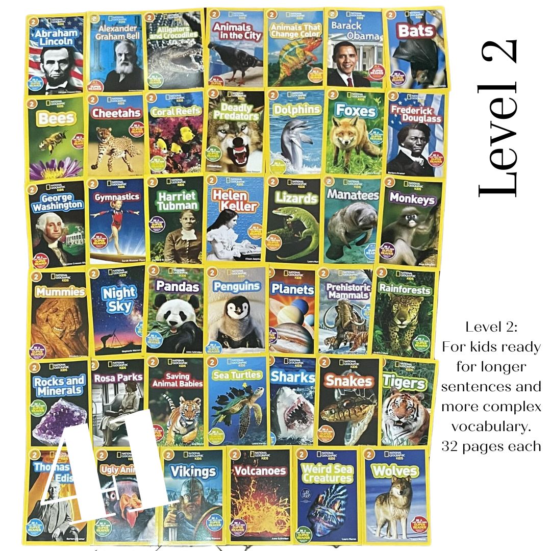 LEVEL 2: NATGEO National Geographic Books for Kids (41 books)