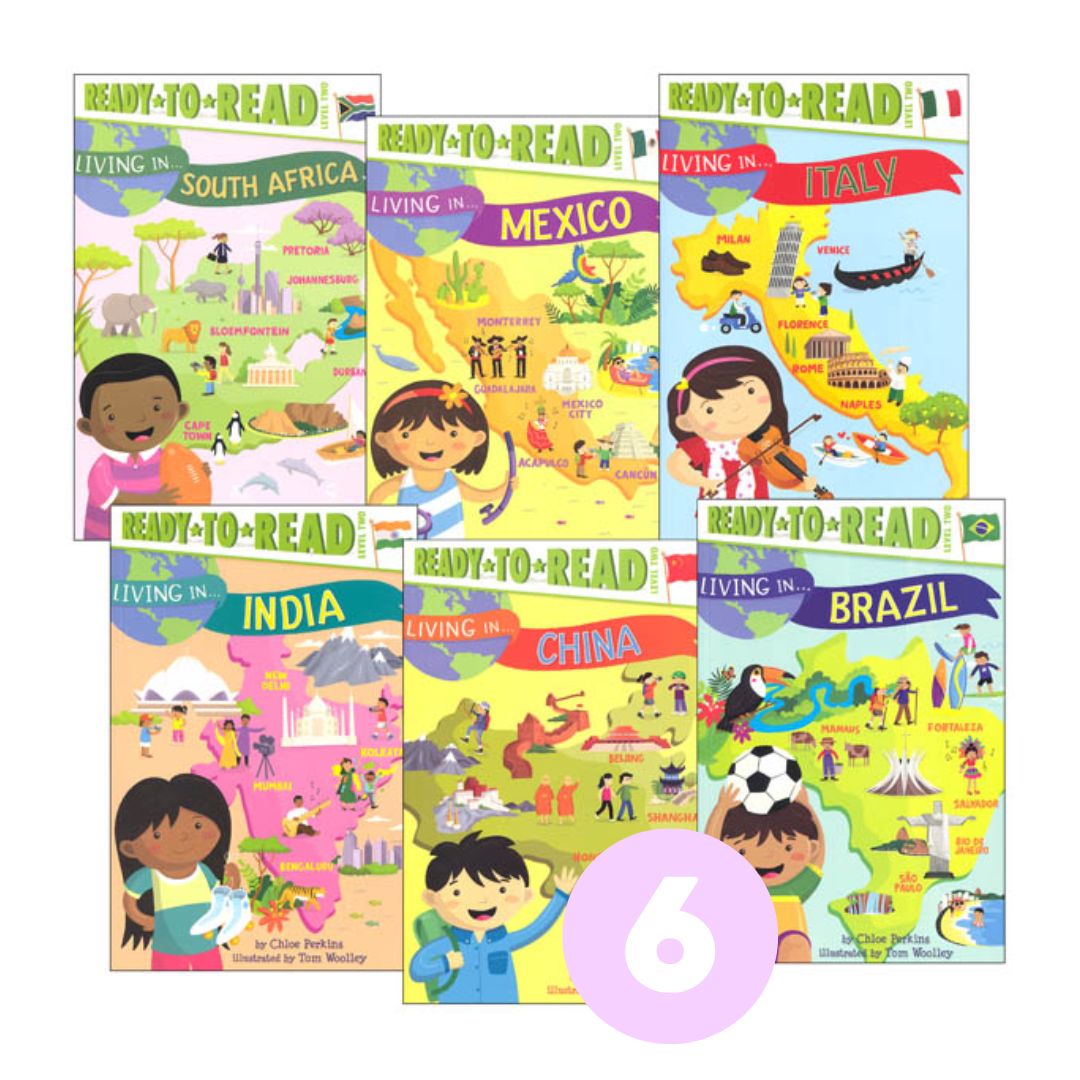 Ready to Read AROUND THE WORLD Level 2 (6 books) box set