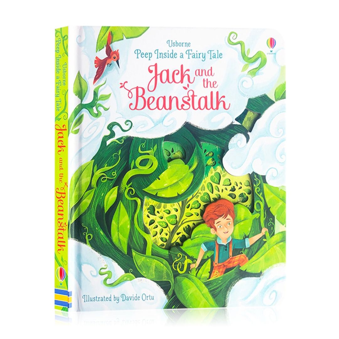 Usborne PEEP INSIDE a Fairy Tale Jack and the Beanstalk (brand new board book, with SLIGHT DENTS)