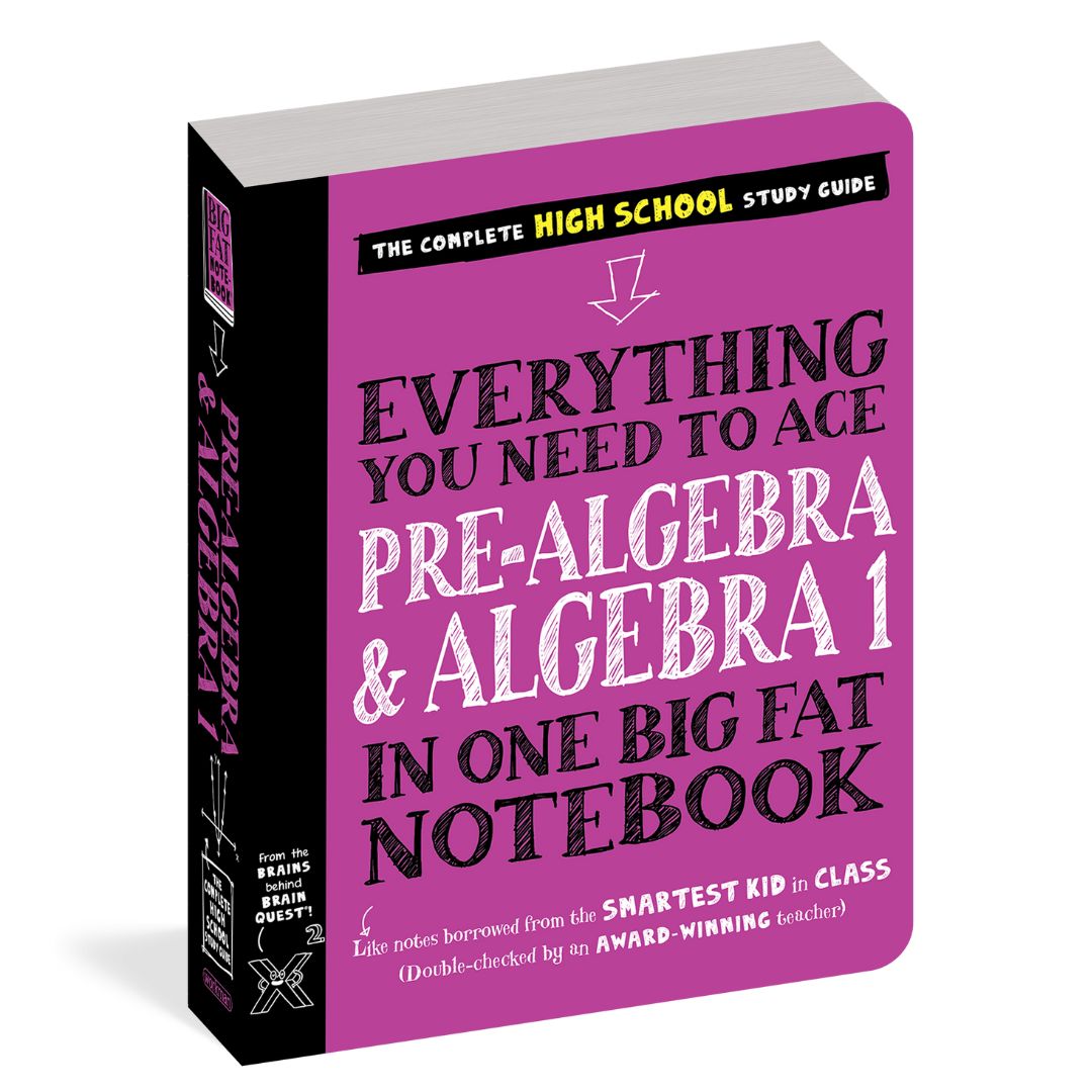 Everything You Need to Ace PRE-ALGEBRA and ALGEBRA 1 in One Big Fat Notebook (softcover)