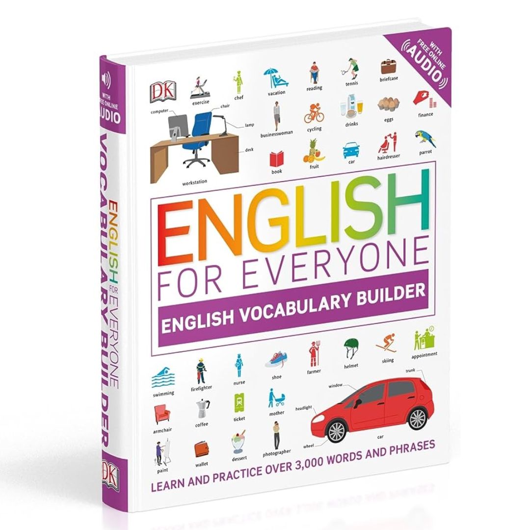 ENGLISH FOR EVERYONE English Vocabulary Builder (softcover) with slight folds on book cover