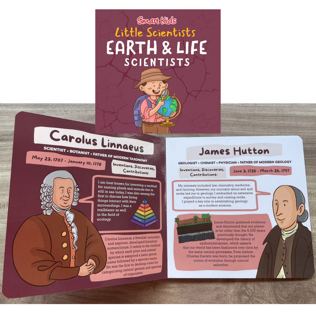 Smart Kids Little Scientists ASTRONOMERS / CHEMISTS / PHYSICISTS / EARTH AND LIFE SCIENTISTS (Board Book / SINGLES)