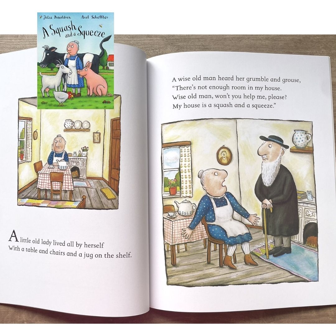 Julia Donaldson Set of 10 Books (NO BOX - Brand new softcover - sold as set of 10 books) - Gruffalo, Room on the Broom, Charlie Cook, Smartest Giant in Town, A Squash and a Squeeze