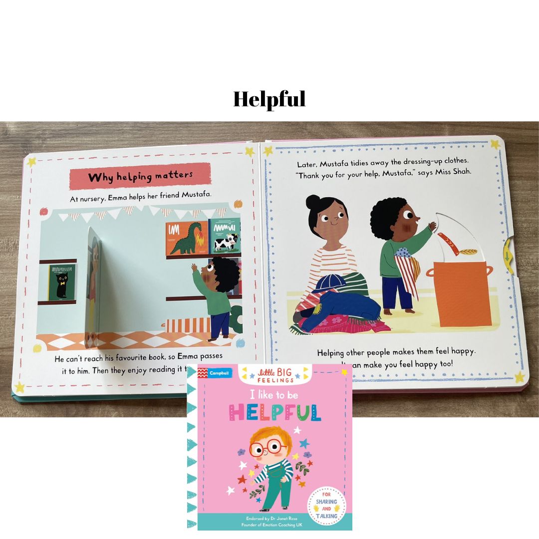 LITTLE BIG FEELINGS (retail / singles) board book - brand new, with SLIGHT DENTS on book cover (Happy / Angry / Worried / Sorry / Patient / Kind / Helpful)