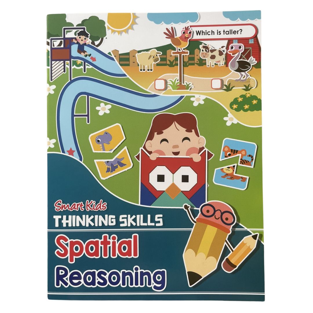 Smart Kids THINKING SKILLS - Cut and Paste / Same and Different / Logical Reasoning / Spatial Reasoning (SINGLES, softcover)