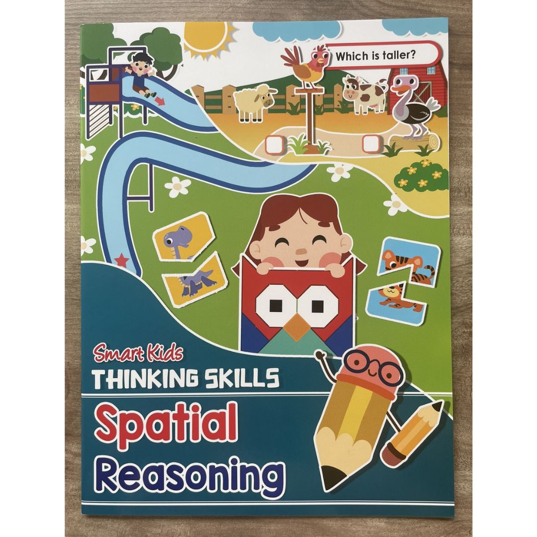 Smart Kids THINKING SKILLS - Cut and Paste / Same and Different / Logical Reasoning / Spatial Reasoning (SINGLES, softcover)