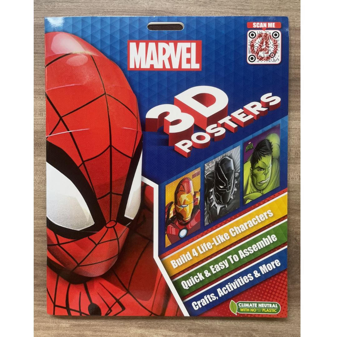 Disney 3D Pop Heads Posters (Marvel / Princess) (SINGLES, softcover)