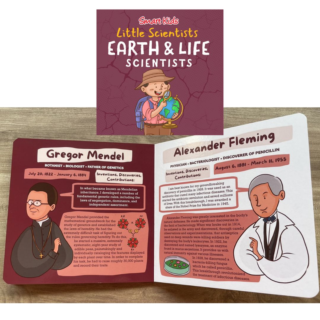 Smart Kids Little Scientists ASTRONOMERS / CHEMISTS / PHYSICISTS / EARTH AND LIFE SCIENTISTS (Board Book / SINGLES)