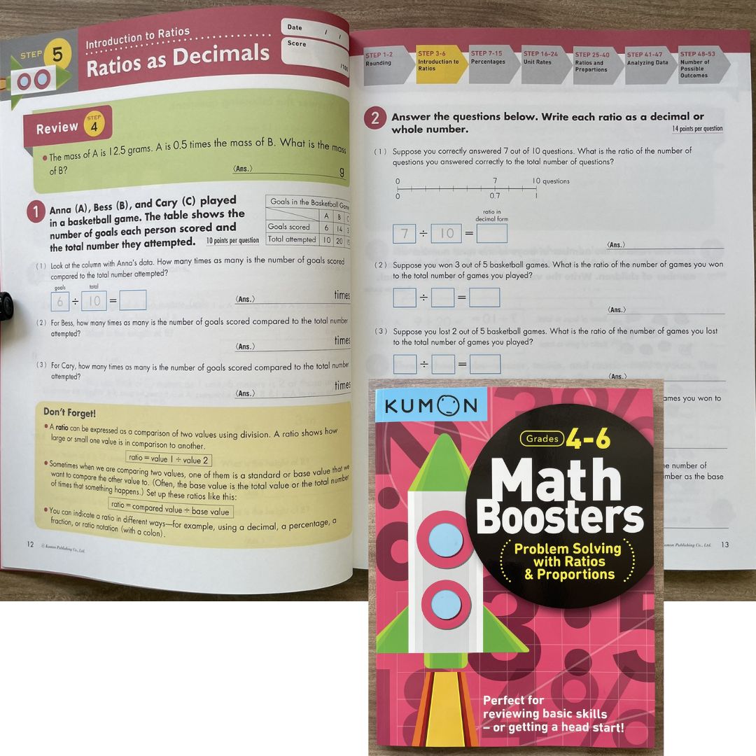 Kumon: Math Boosters (workbook) SINGLES