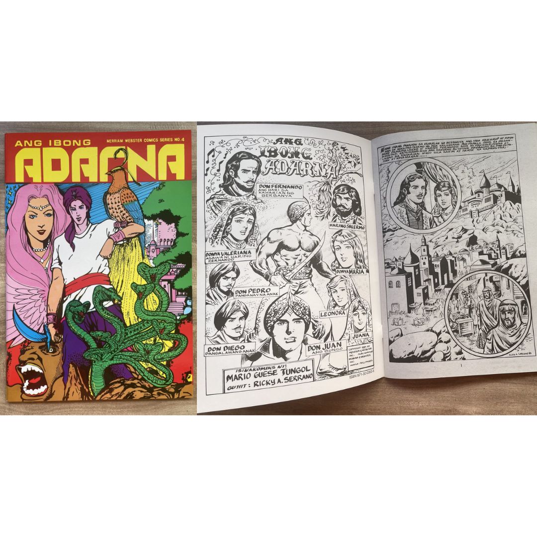 Tagalog Comics - Florante at Laura // Dr Jose Rizal // El Filibusterismo // Noli Me Tangere // ibong Adarna (newsprint)