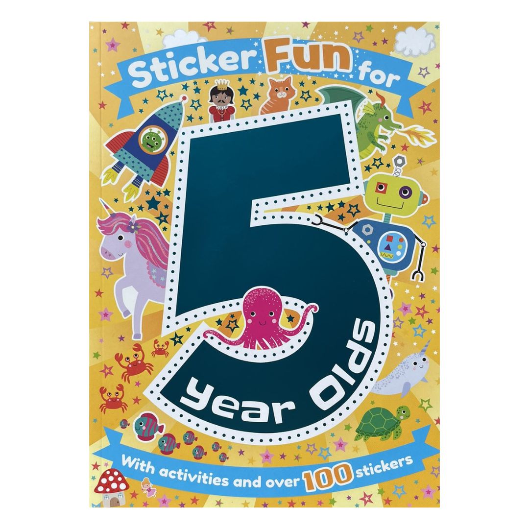 Sticker Fun for 2 to 5 Year Olds (SINGLES, brand new softcover, activity and stickers book)