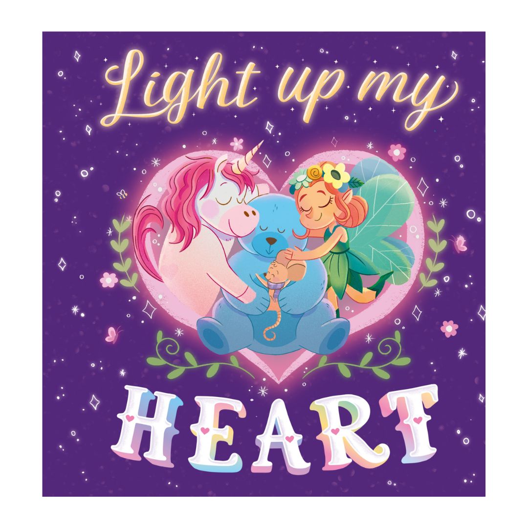 Light Up My Heart (Book about love) - Picture flats book