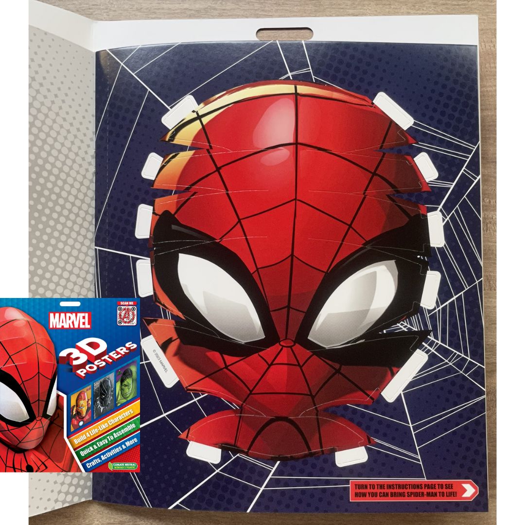 Disney 3D Pop Heads Posters (Marvel / Princess) (SINGLES, softcover)