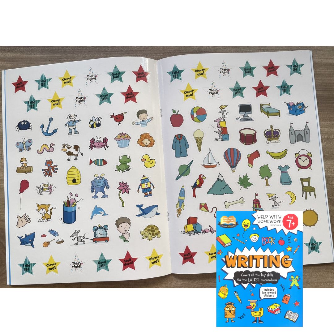 Help with Homework for Age 7+ (WRITING) brand new softcover