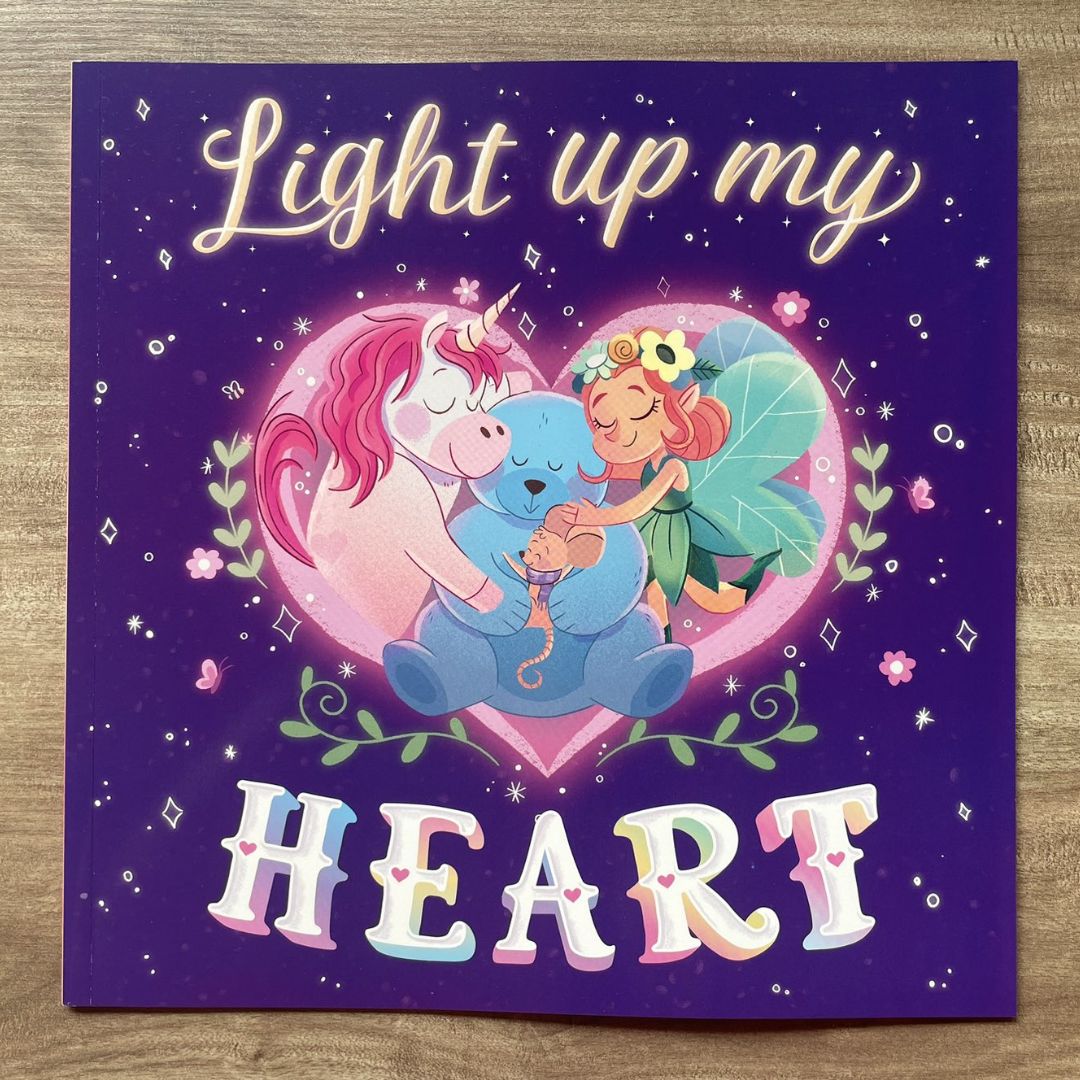 Light Up My Heart (Book about love) - Picture flats book