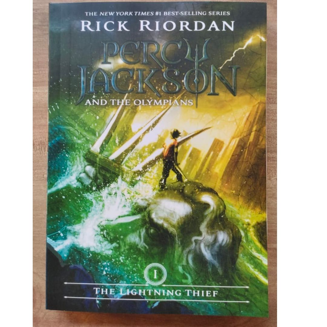 Percy Jackson and the Olympians Complete set by Rick Riordan (5 books) NO BOX, softcover