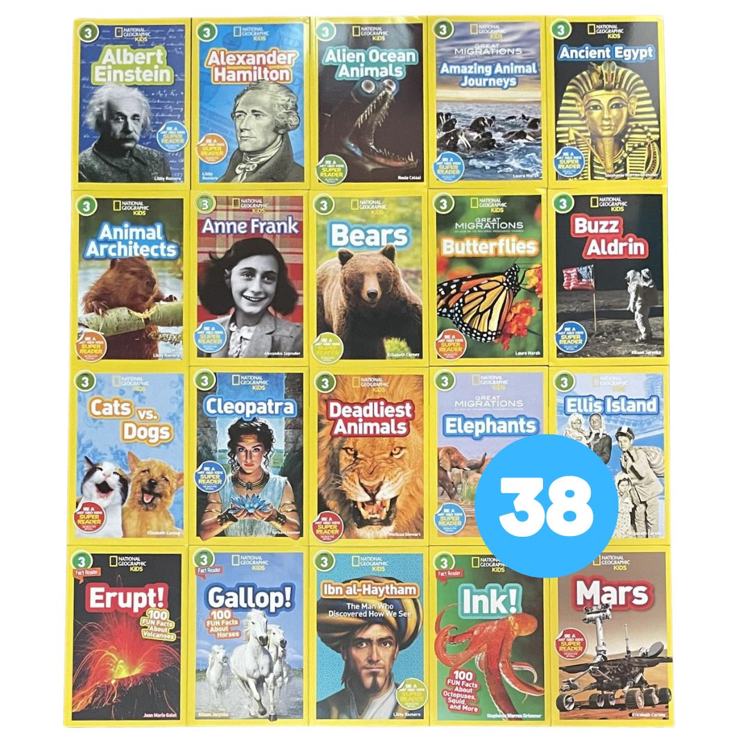 LEVEL 3: NATGEO National Geographic Books for Kids (38 books)