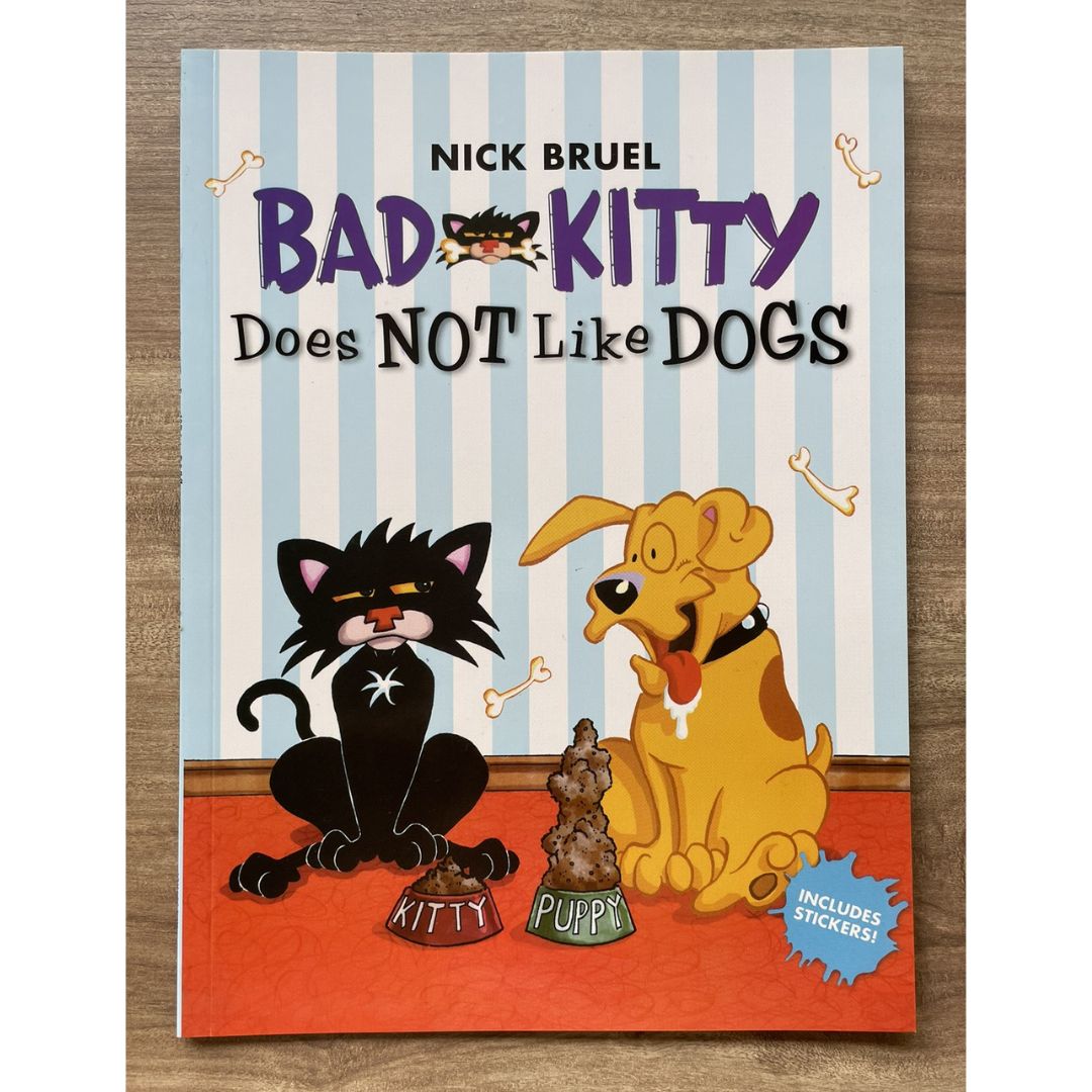 Bad Kitty Does Not Like Dogs (softcover)