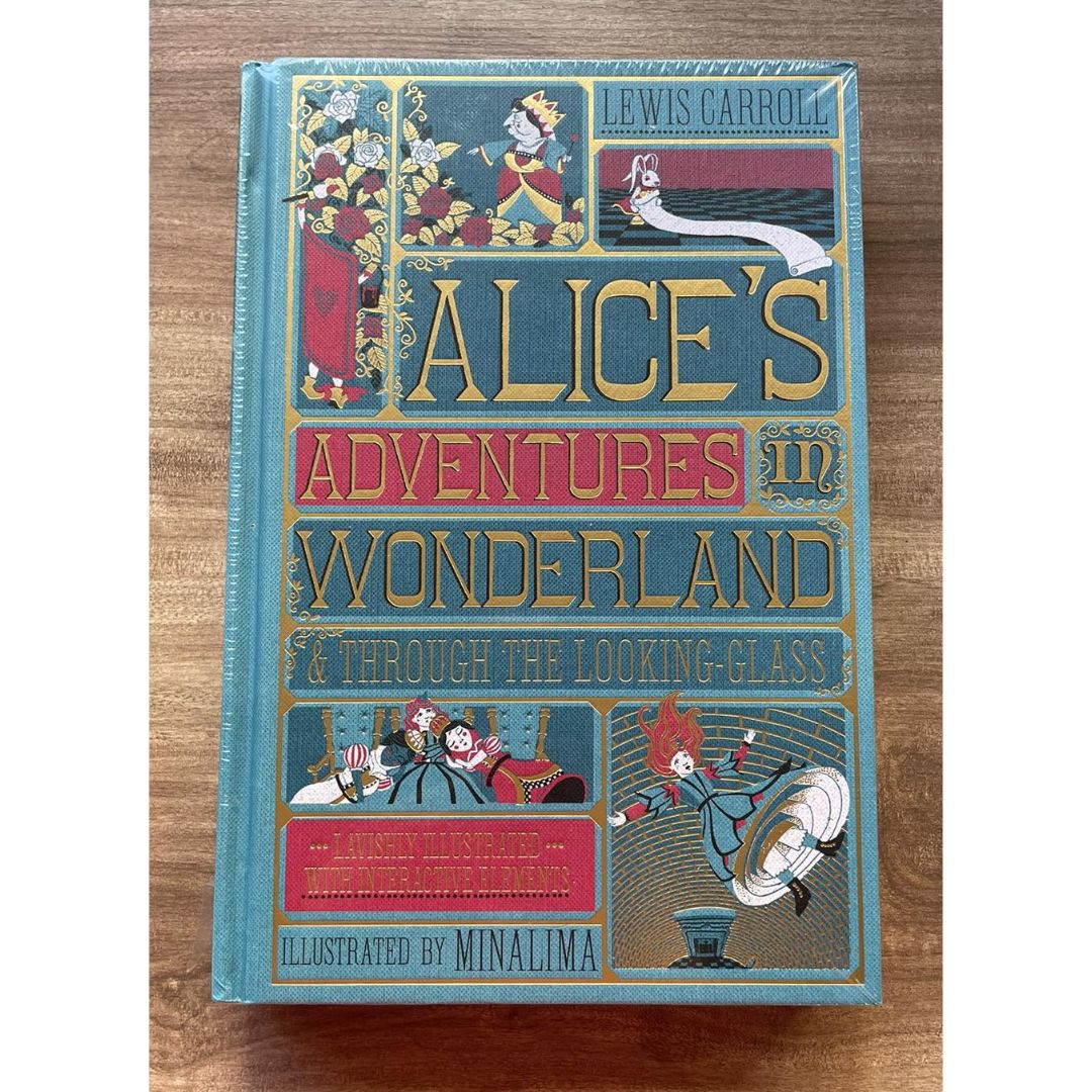 Alice's Adventures in Wonderland (MinaLima Edition) brand new hardcover, w/SLIGHT DENTS on book cover
