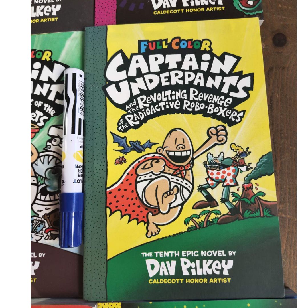 Captain Underpants COLORED (singles) brand new softcover
